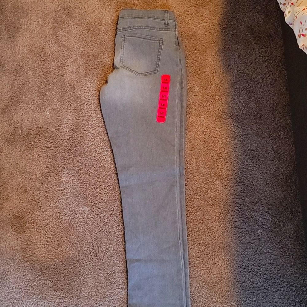 Gray jeans